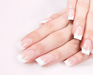 French manicured nails - Tucson day spa